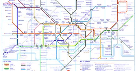 Ingilterede Egitim İngiltere Londra Metro Haritası