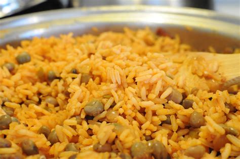 Bring to a boil and cover. Delete the Wheat: Arroz con Gandules