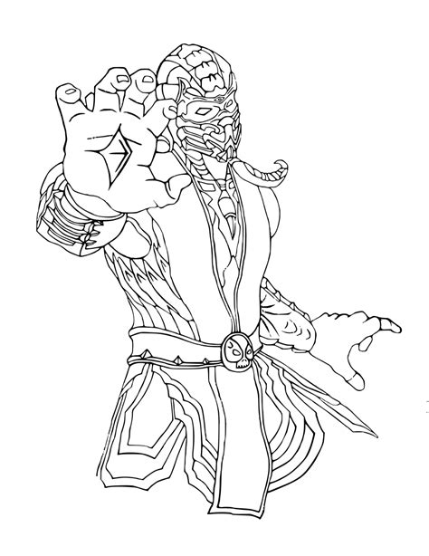 Inesyfederico Clases Print Mortal Kombat Coloring Pages
