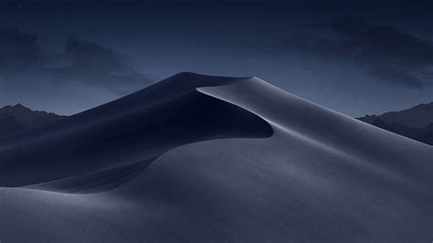 무료 다운로드 Macos Mojave Night Desert 5k Desert Night Macos 모하비 Hd