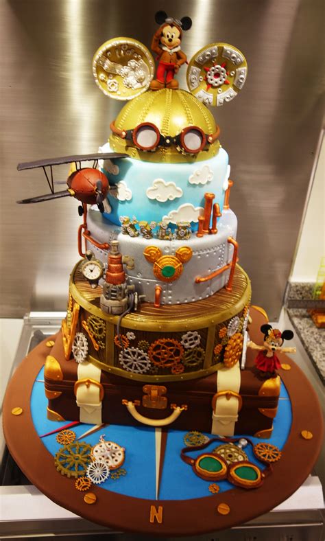 Steampunk Cake Themed Wedding Cakes Cake Design Cake Inspiration