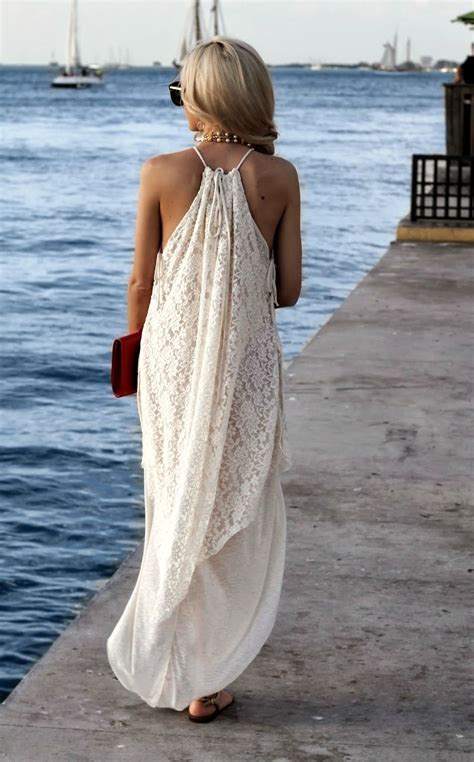 White Lace Maxi Dress Lace Beach Dress Style Maxi Dress Fashion