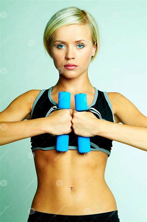 fitness stock image image of fitness energy female 1030673