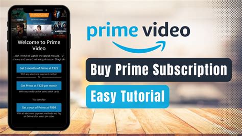 How To Buy Amazon Prime Prime Video Subscription Youtube