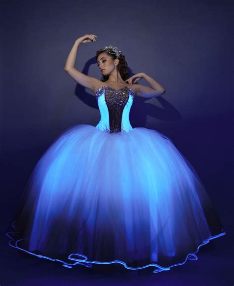 Luminescence Quinceanera Dresses Light Up Dresses Neon Dresses Fancy