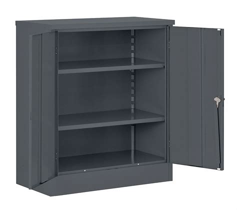 Edsal Commercial Storage Cabinet Gray 42 In H X 36 In W X 18 In D
