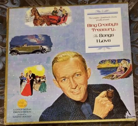 Longines Bing Crosbys Treasury The Songs I Love 5 Lps And All Time Hit Parade Ebay