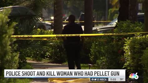 Police Shoot And Kill Woman With Pellet Gun In Miami Shores Nbc 6 South Florida