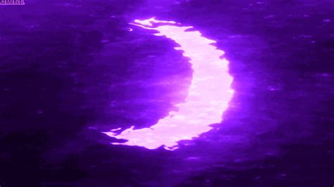  Anime Moon Water Purple Magic Fantasy Moonlight N1ghtdreaming