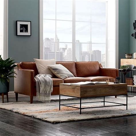 Check spelling or type a new query. 20+ Modern Leather Brown Sofa Designs For Living Room ...