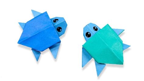 Easy Origami Turtle How To Make Turtle Step By Step Youtube