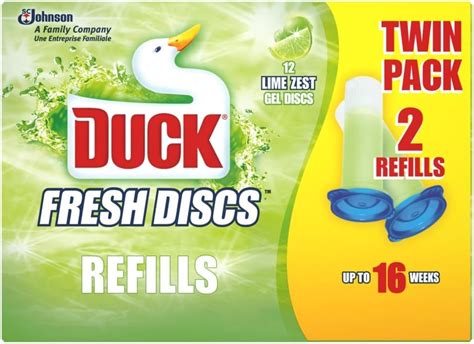 toilet duck disc twin refills lime uk grocery