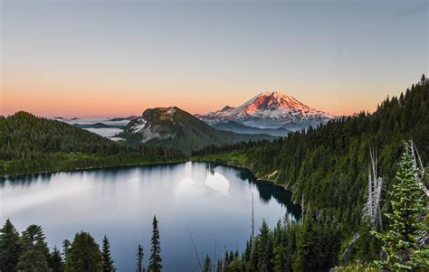 Golden Sunset At Mt Rainier National Park 6015 X 3829 Oc
