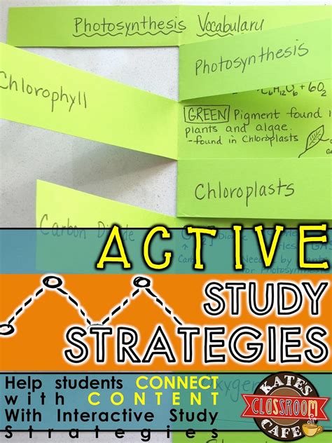 Kate's Science Classroom Cafe: Active Study Strategies