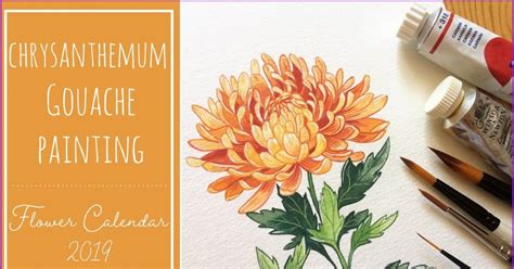 How I Successfuly Organized My Very Own Chrysanthemum Painting