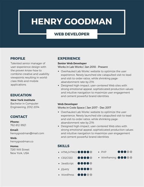 50 Inspiring Resume Designs To Learn From Canva