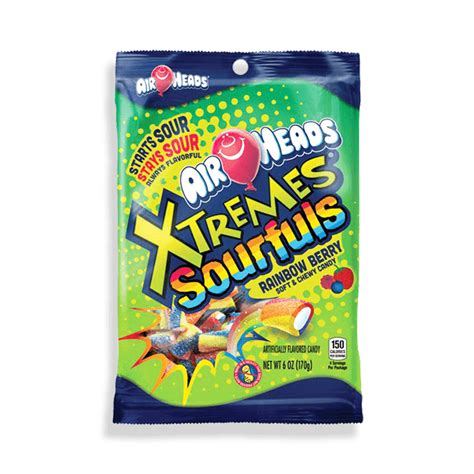 Airheads Xtremes Sourfuls Rainbow Berry Exoticers