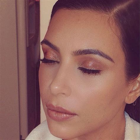 Kim Kardashians Rose Gold Eye Makeup Makeup By Mario Dedivanovic