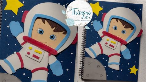 Capa De Caderno Astronauta