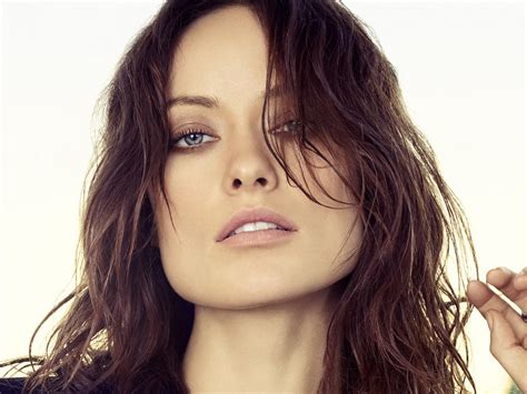 Celebrity Actress Women Face Olivia Wilde White Background Hd