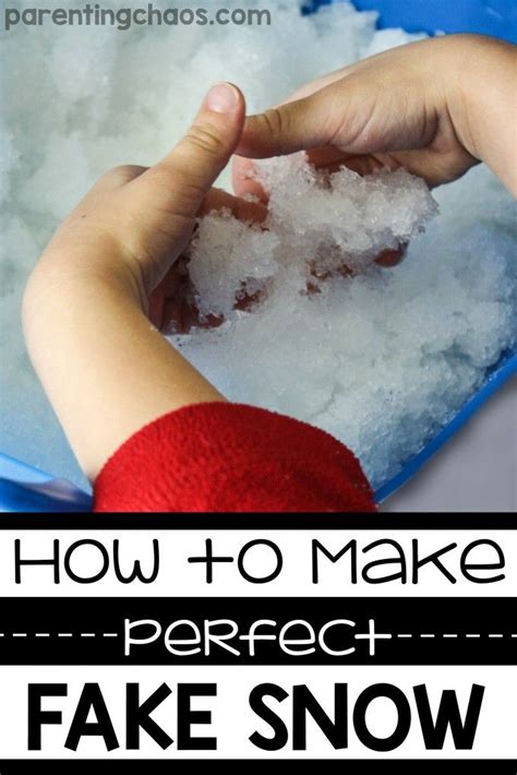 How To Make Perfect Fake Snow Fake Snow Snow And