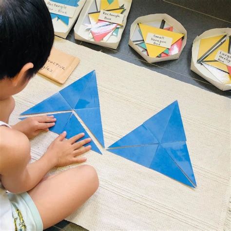 Free Printable Montessori Blue Constructive Triangles Owlissimos Blog