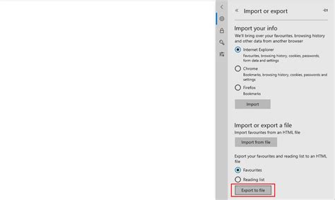 Export Bookmarks From Edge Guide And Tips Ionos