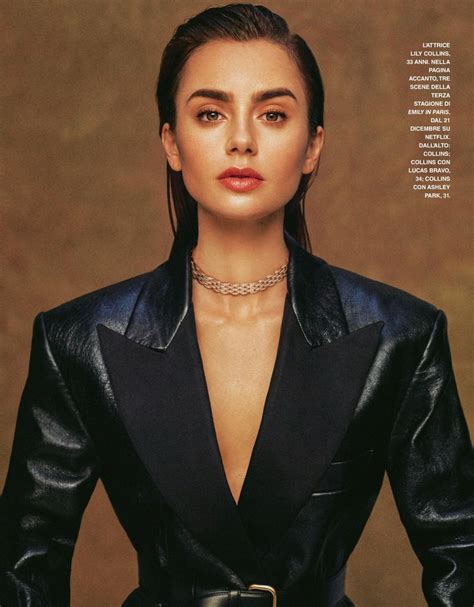 Lily Collins In Grazia Magazine Italy December 2022 Hawtcelebs