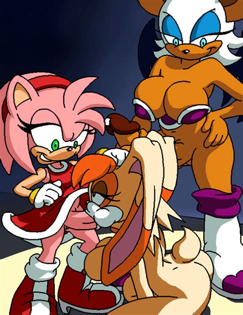 Rule 34 Amy Rose Animated Anthro Bat Big Breasts Breasts