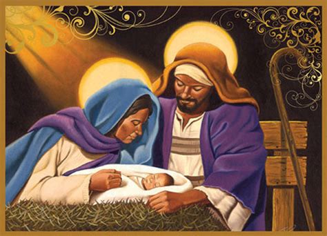 Nativity African American Christmas Card Box Set Of 15 The Black