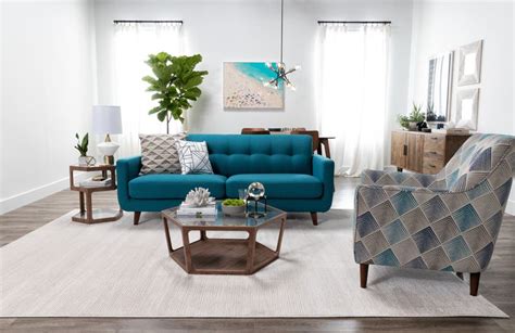 Allie Jade 82 Sofa Turquoise Living Room Decor Living Spaces Furniture Living Room Designs