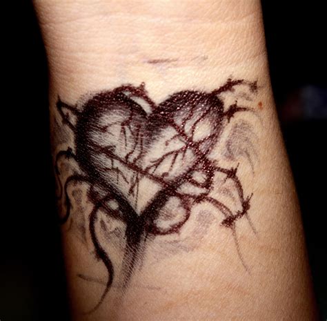 Fake Heart Tattoo By Reitanna Seishin On Deviantart