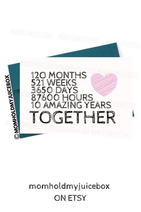 Marriage anniversary gifts ideas for husband: 10 year wedding anniversary | Anniversary cards for ...