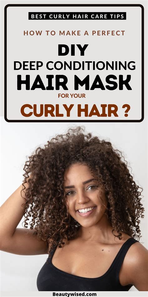How To Diy Deep Condition Your Naturally Curly Hair At Home And Get