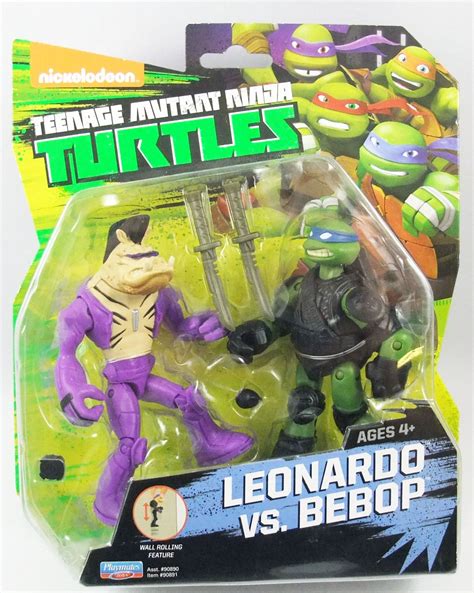 Teenage Mutant Ninja Turtles Nickelodeon 2012 Leonardo Vs Bebop