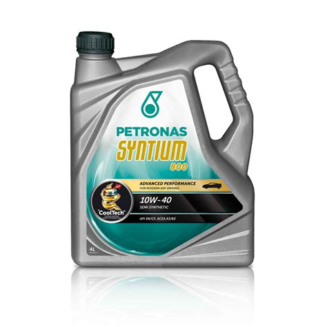 The experience gathered by petronas on the f1 circuits and most important motoring events and competitions has enabled the development of petronas syntium; PETRONAS SYNTIUM 800 10W-40 4l :: TOURGEAR
