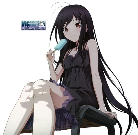 Accel World Kuroyukihime Render 5 Anime Png Image Without Background