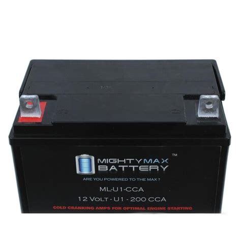 Mighty Max Battery Ml U1 12v 200cca Battery For John Deere 155c 25 Hp