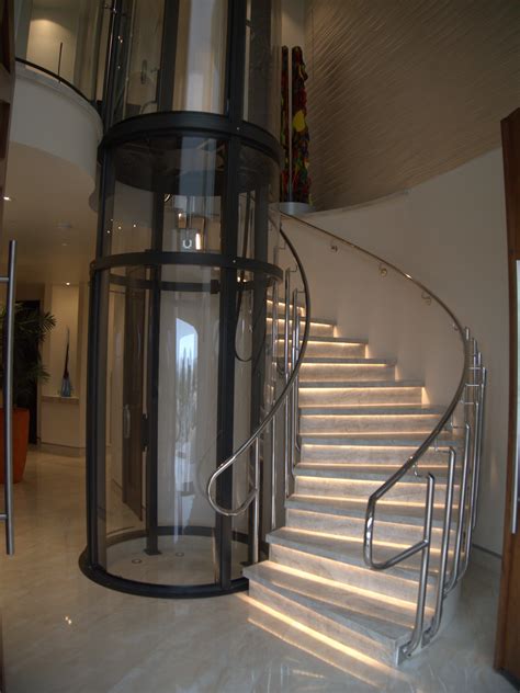 Vuelift Round In Artistic Modern Glass Home Glass Elevator House