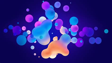 Neon Bubbles 1 Wallpapers Wallpapers Hd