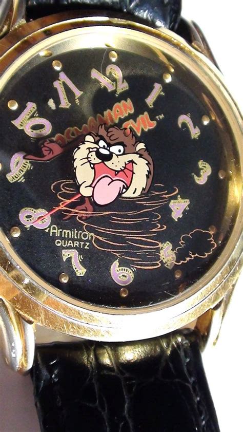 1990s Armitron Wrist Watch Tazmanian Devil Por Vintageartjewelry 36