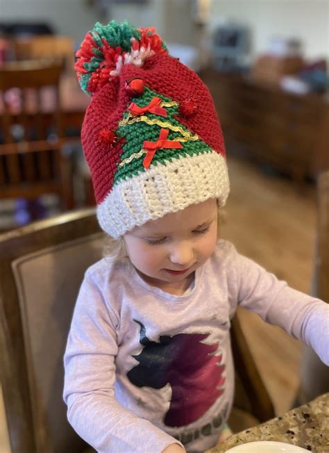 Crochet Ugly Christmas Hat Crochet Pattern