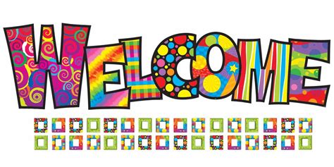Colorful Welcome Sign Clipart Free Image Download