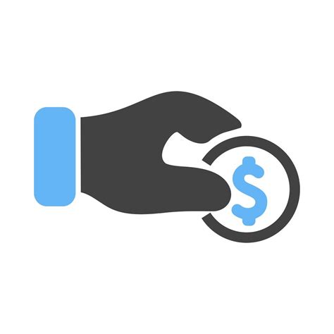 Capital Investment Blue Black Icon - IconBunny