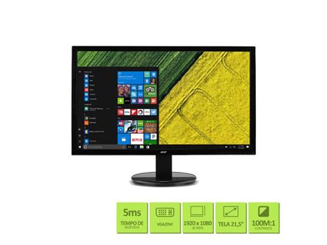 Monitor Acer 215 K222hql Led Tn Full Hd Hdmi Vga Dvi Umwx2aa003 Hicorp Distribuidora De