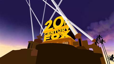20th Century Fox Logo 2009 Remake V2 With Palm Trees Youtube
