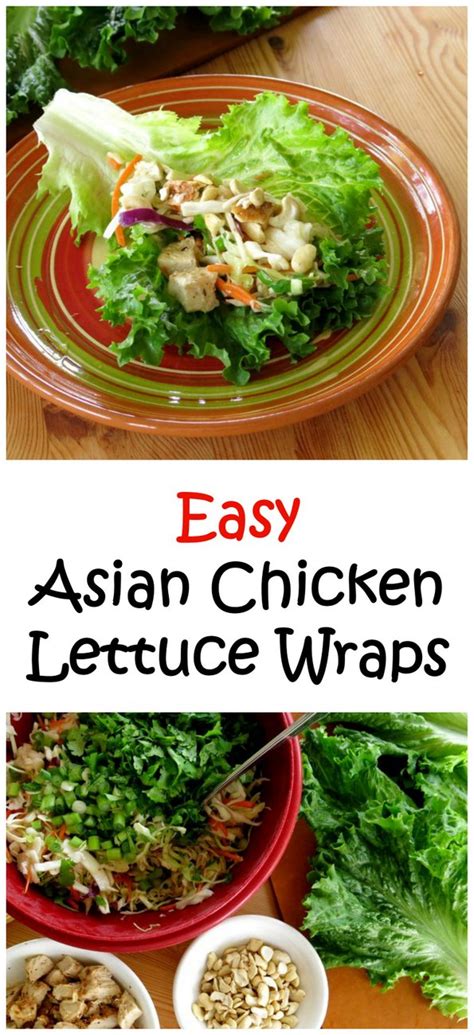 Asian Chicken Lettuce Wraps The Dinner Mom