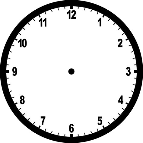 Blank Clock Clipart Etc