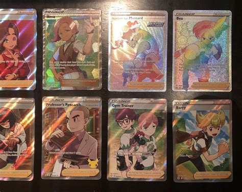 Mavin Pokemon Lot Full Art Ultra Rare Trainer Cards X10 Barry Bea