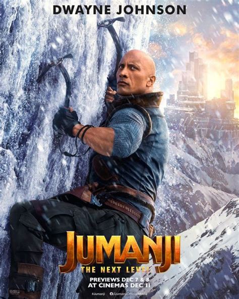 Jumanji The Next Level Gets Four New Character Posters